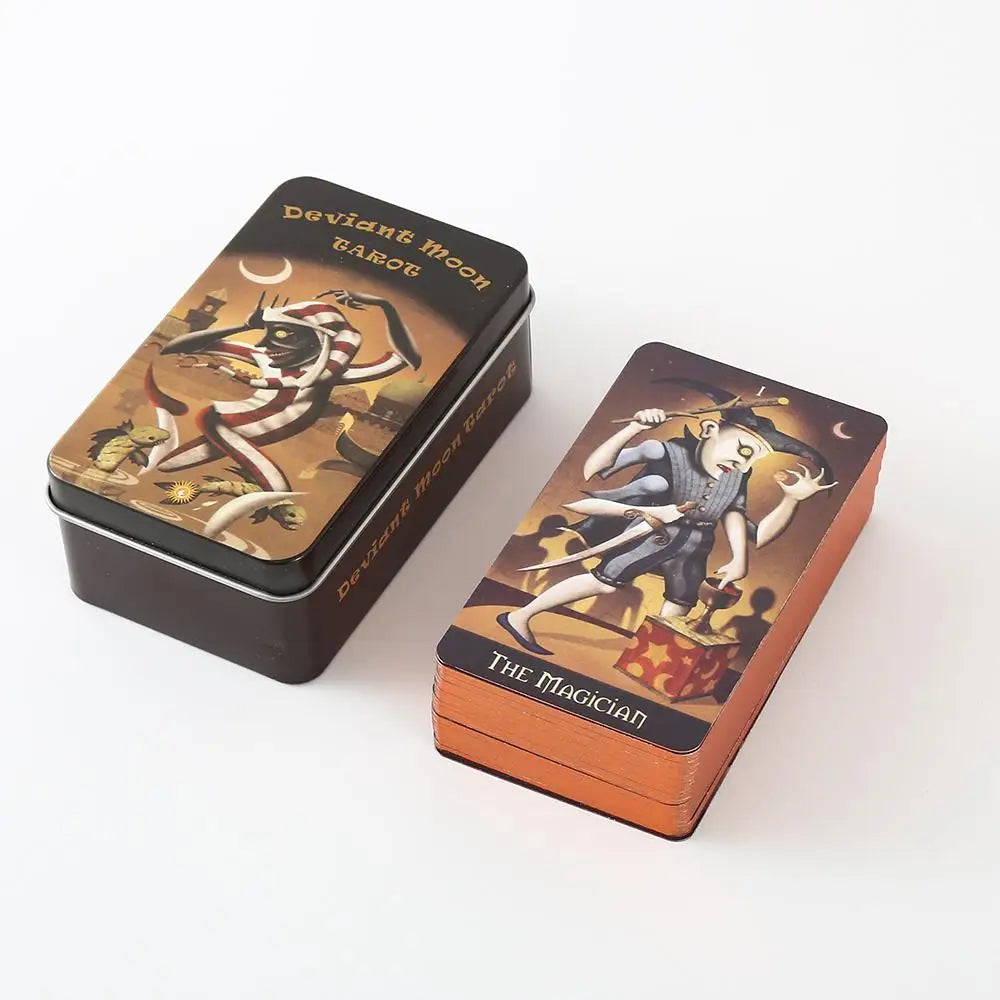 Deviant Moon Tarot in a Tin