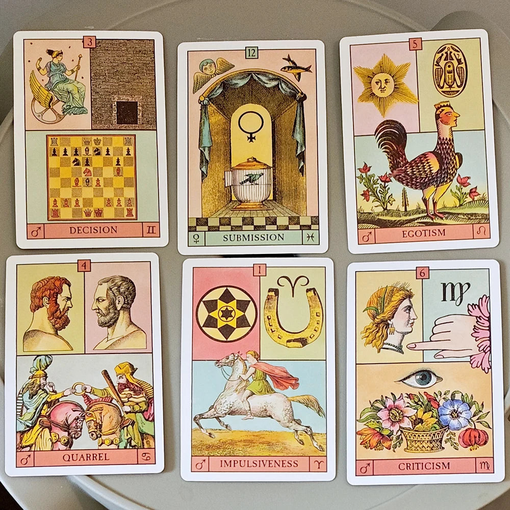 Oracle of the Radiant Sun — sample cards including Power, Empathy, Friendship, Practicality, Appreciation, Resistance