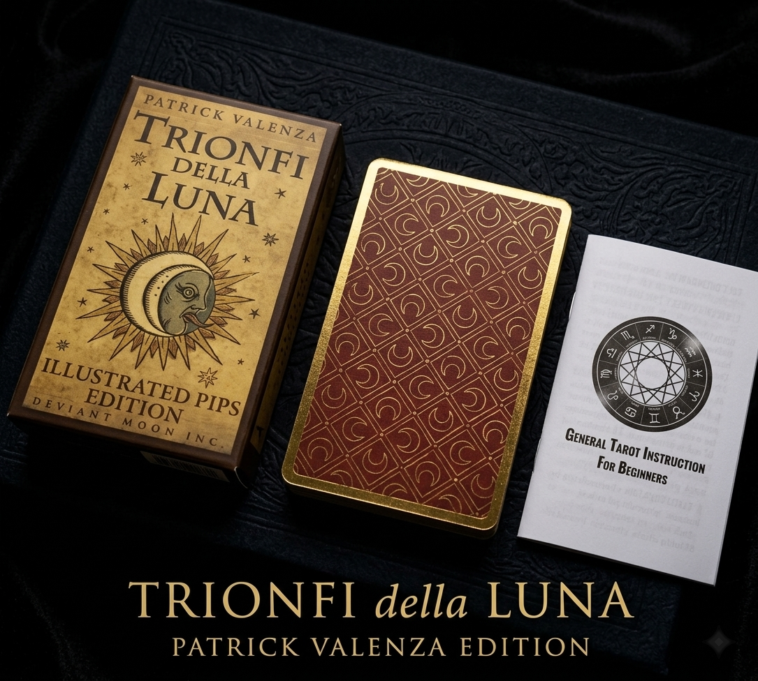 Trionfi della Luna Tarot - Illustrated Pips Edition