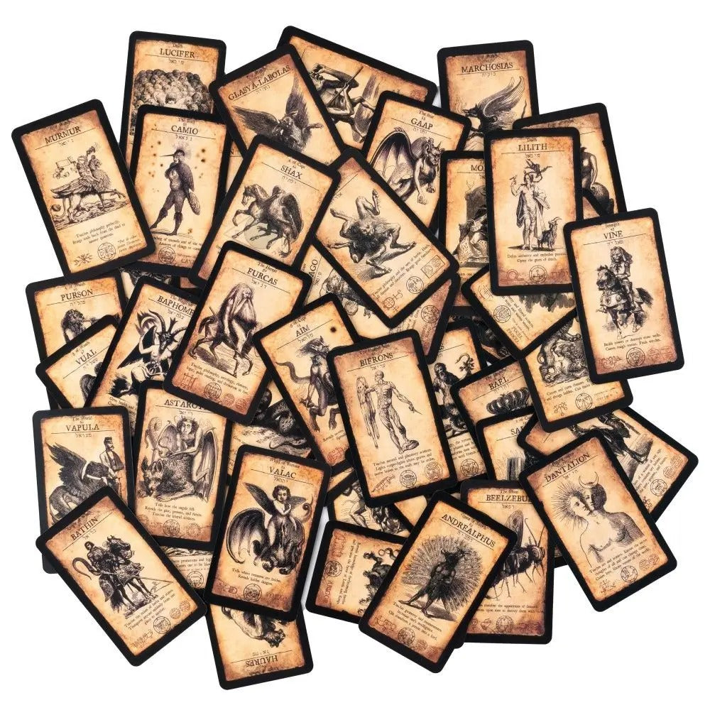 The Demon-Possessed Tarot — 78 Cards | Goetia Occult Demonology Deck