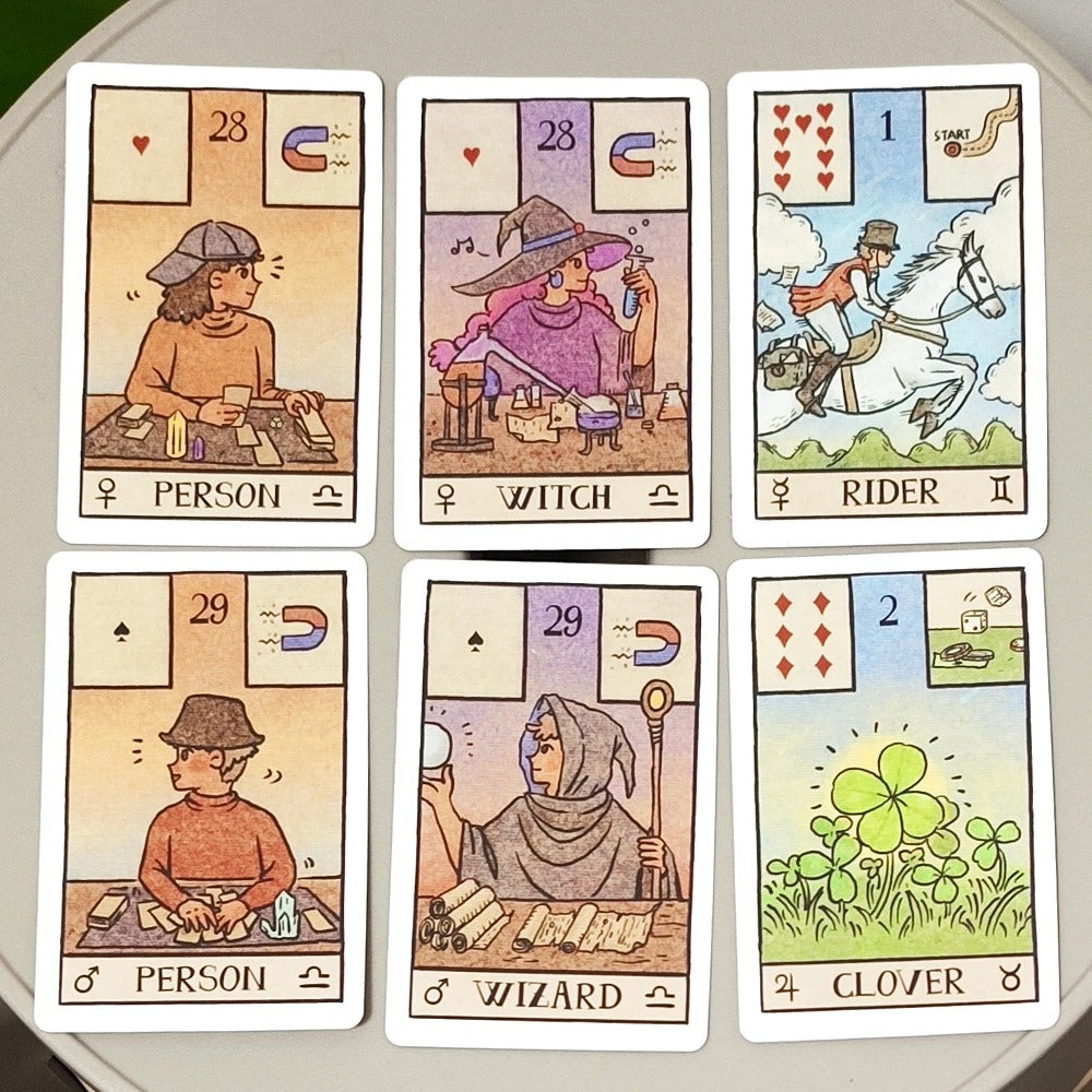 Akashic Eye Lenormand — 61 Cards White Border Edition by Aecate