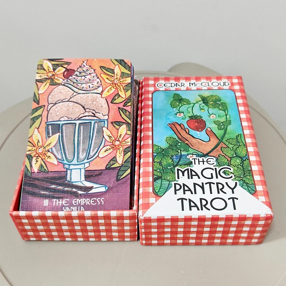 The Magic Pantry Tarot — 78 Cards | Cedar McCloud | Food-Themed Watercolour Tarot for Home Cooks & Foodies