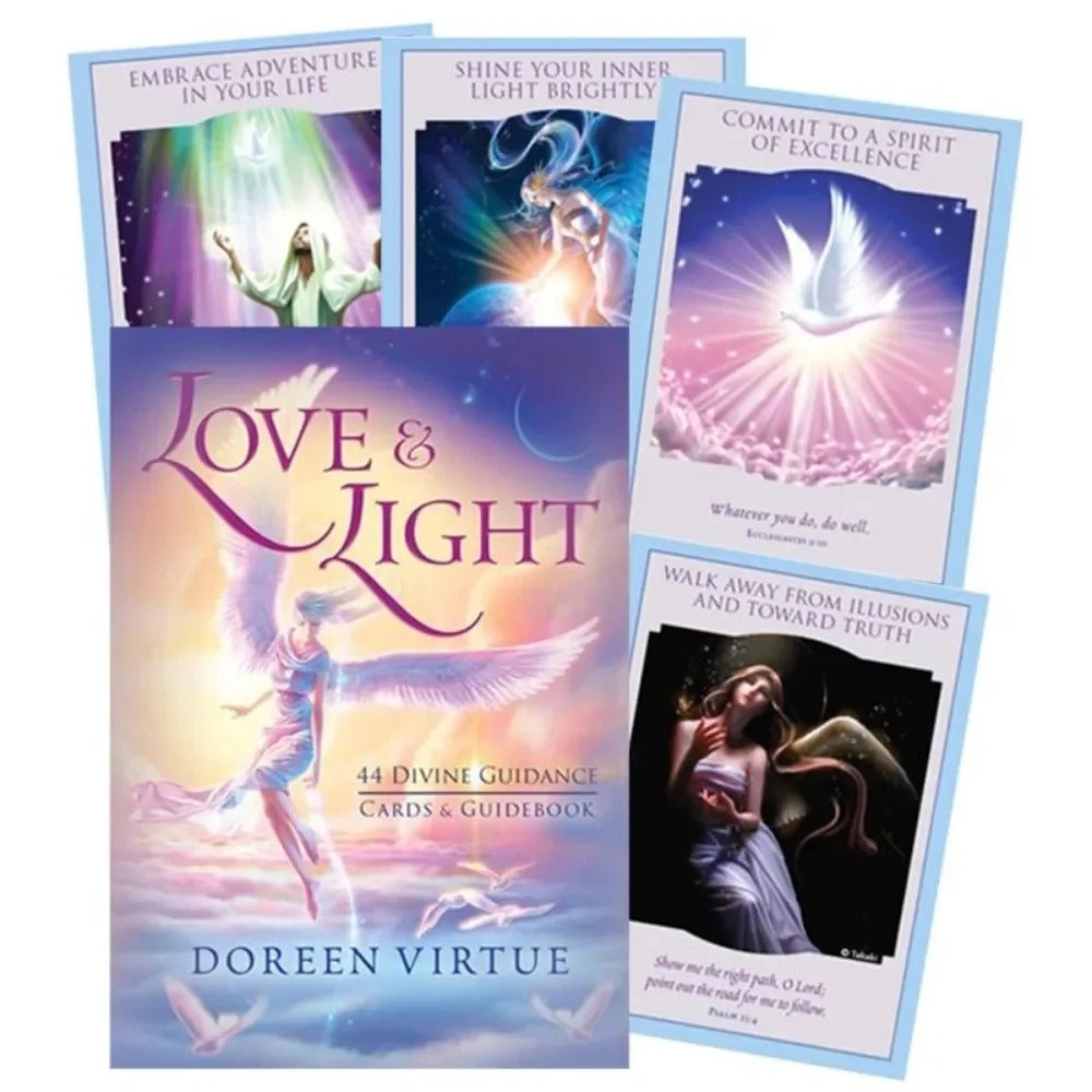 Love & Light — 44 Divine Guidance Oracle Cards & Guidebook by Doreen Virtue