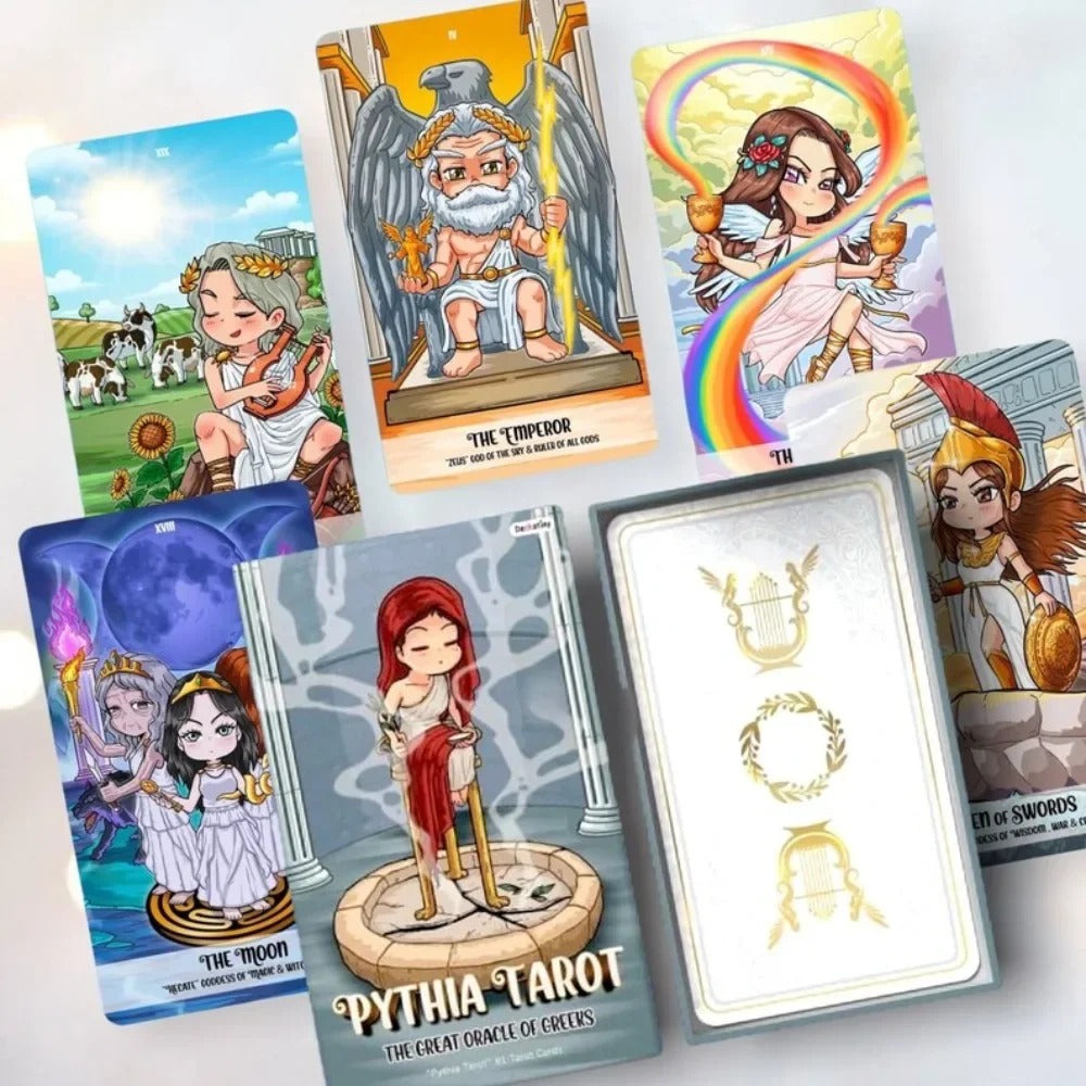 Pythia Tarot — The Great Oracle of Greeks | 78 Card Indie Deck
