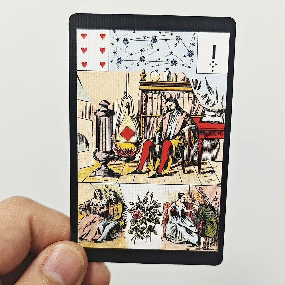 Grand Jeu De Mlle Lenormand — 54 Cards | 350GSM Double Embossed