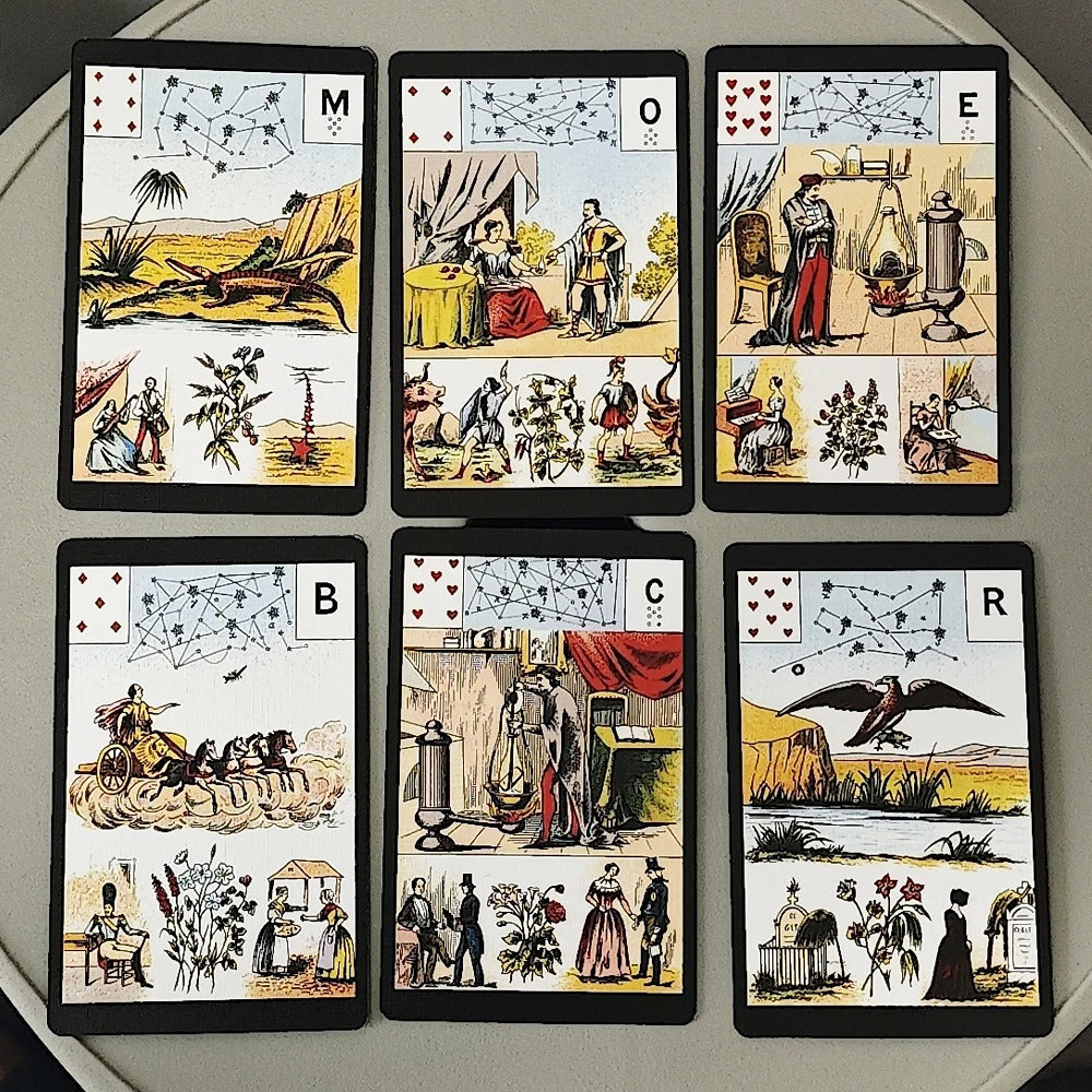 Grand Jeu De Mlle Lenormand — 54 Cards | 350GSM Double Embossed