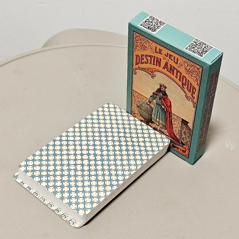 Le Jeu du Destin Antique — 32 Cards | Feine Aufschlagkarten | Vintage Fortune Telling Cards