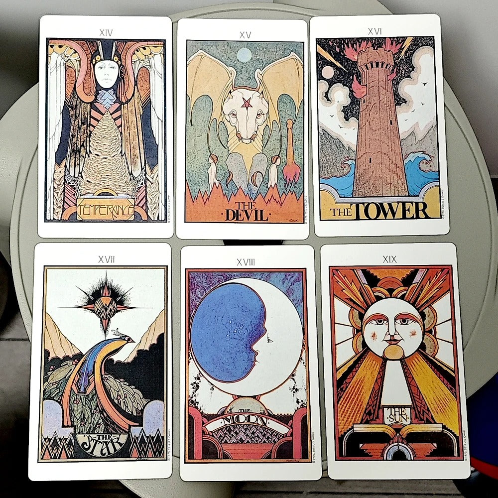 Aquarian Tarot — 78 Cards | David Palladini | 350gsm Double Embossed | U.S. Games Systems