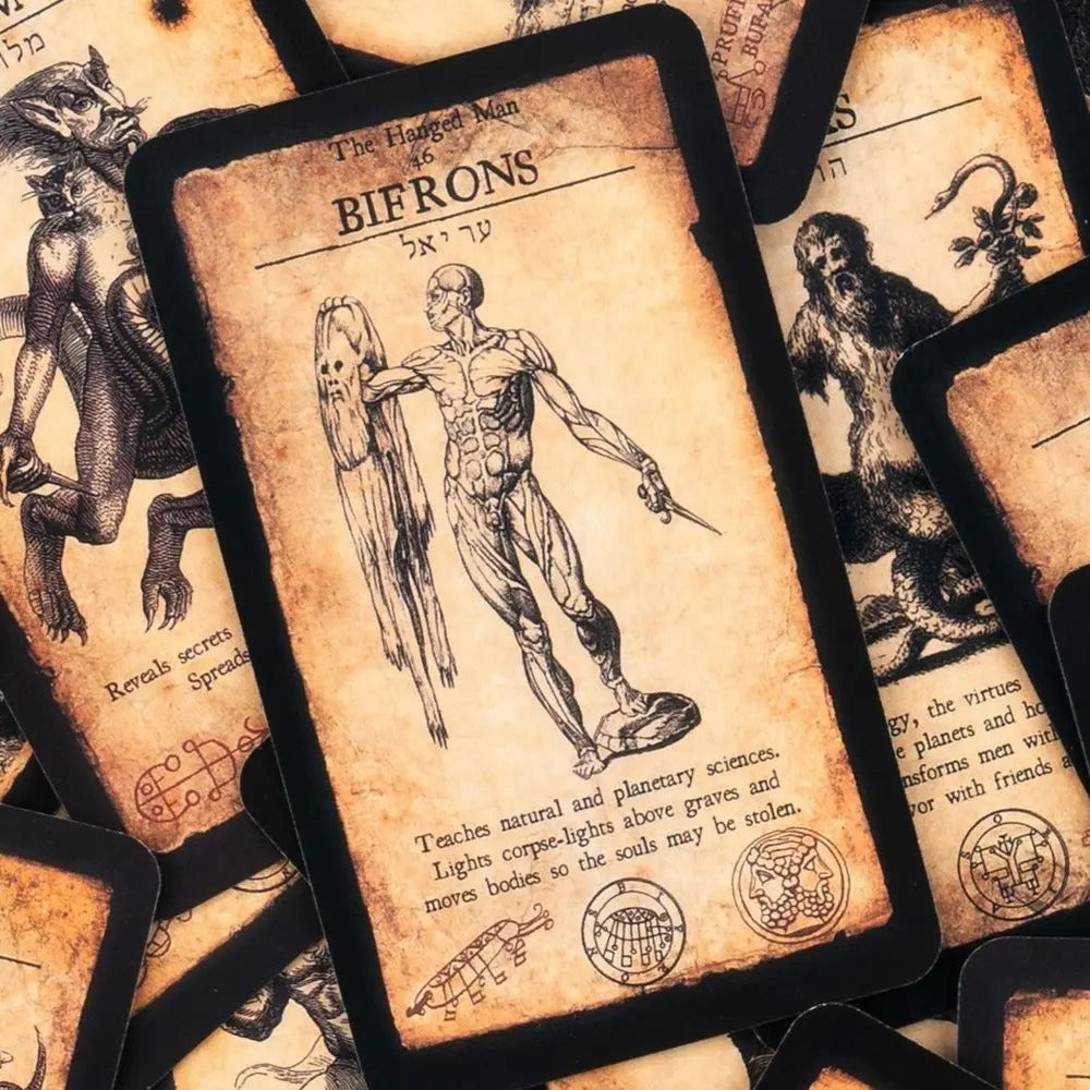 The Demon-Possessed Tarot — 78 Cards | Goetia Occult Demonology Deck