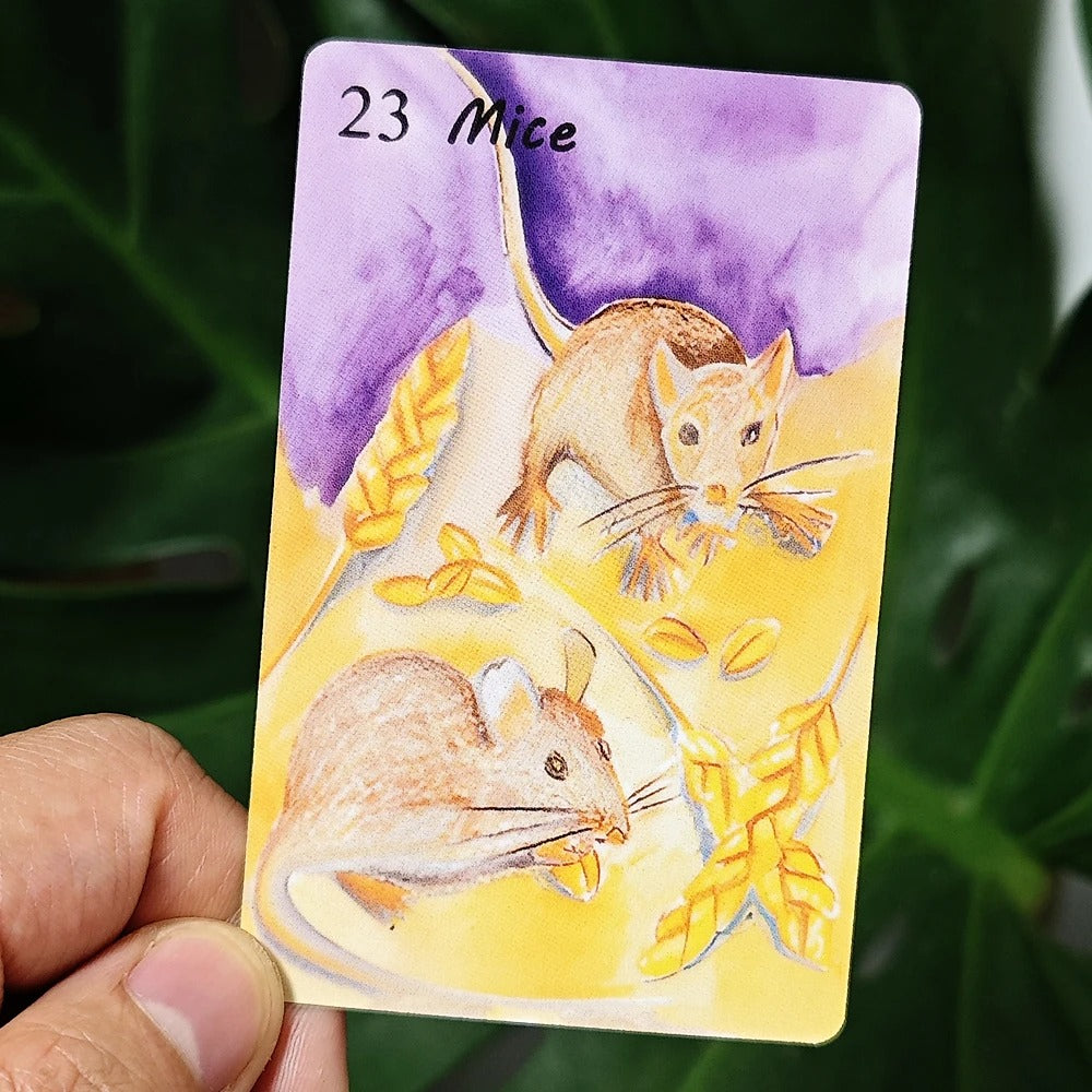 Rana System Lenormand — 42 Watercolour Painting Cards