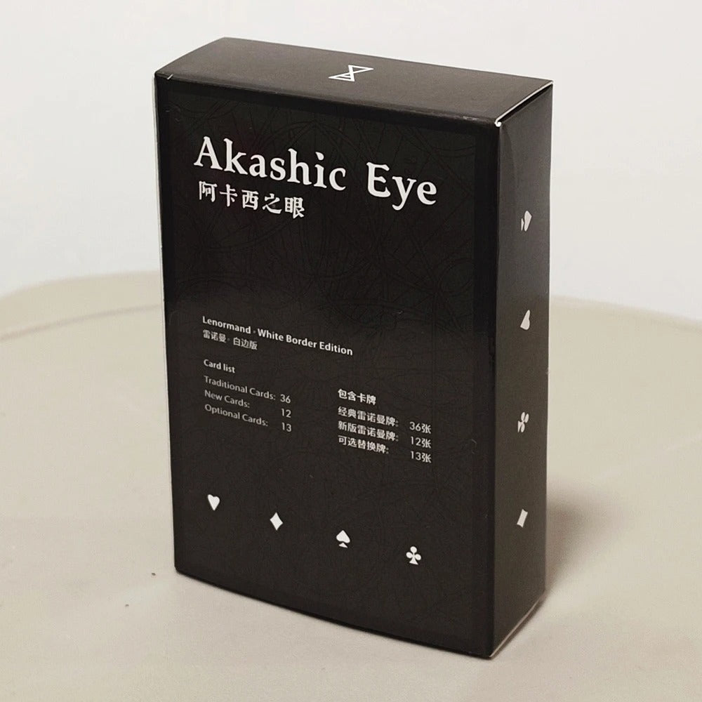 Akashic Eye Lenormand — 61 Cards White Border Edition by Aecate