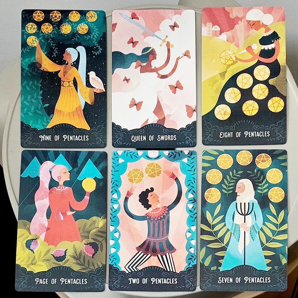Star Maiden Tarot — 78 Cards | Celestial Divine Tarot in Rigid Box