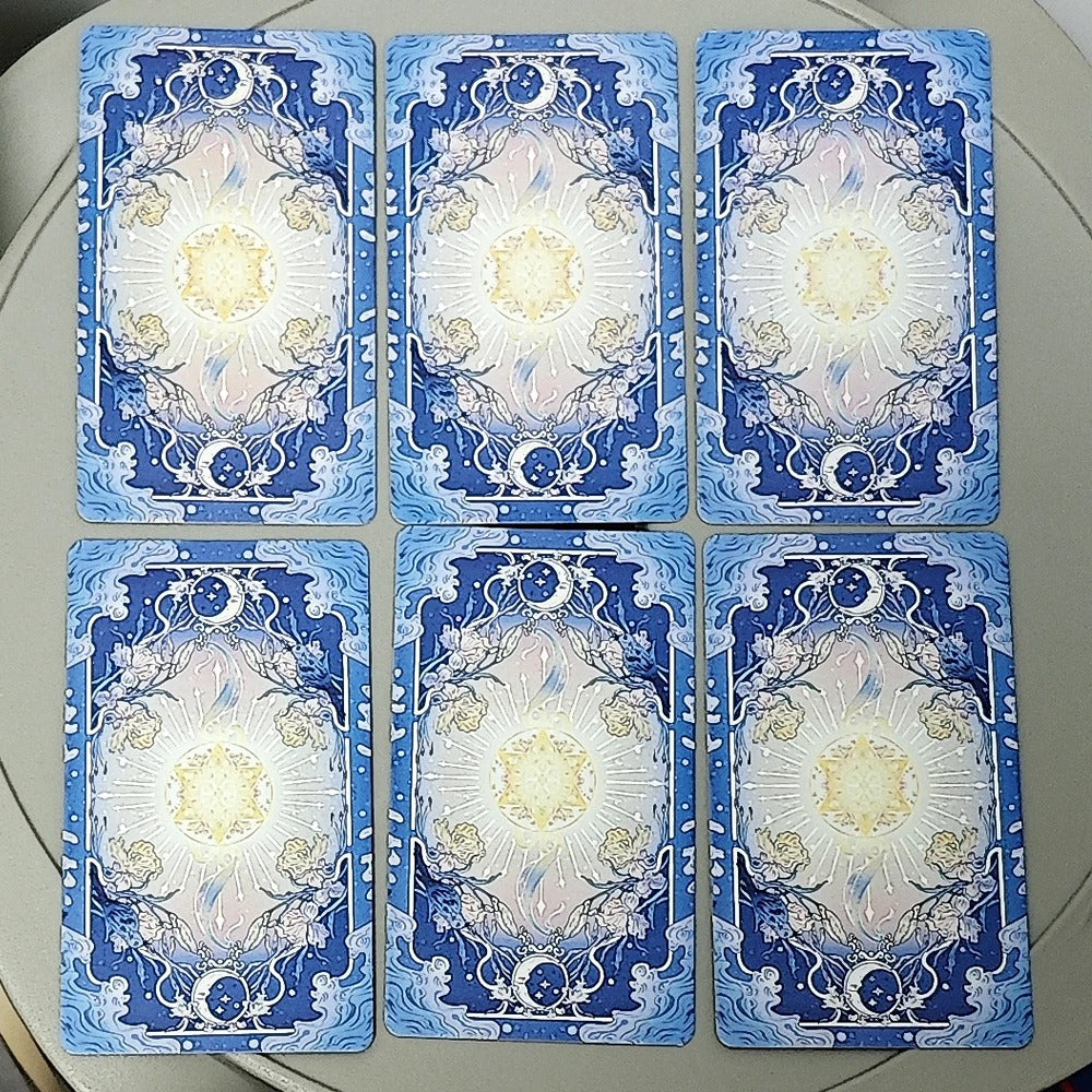 Silent Desolate Tarot Deck — 78 Cards (Rider System)