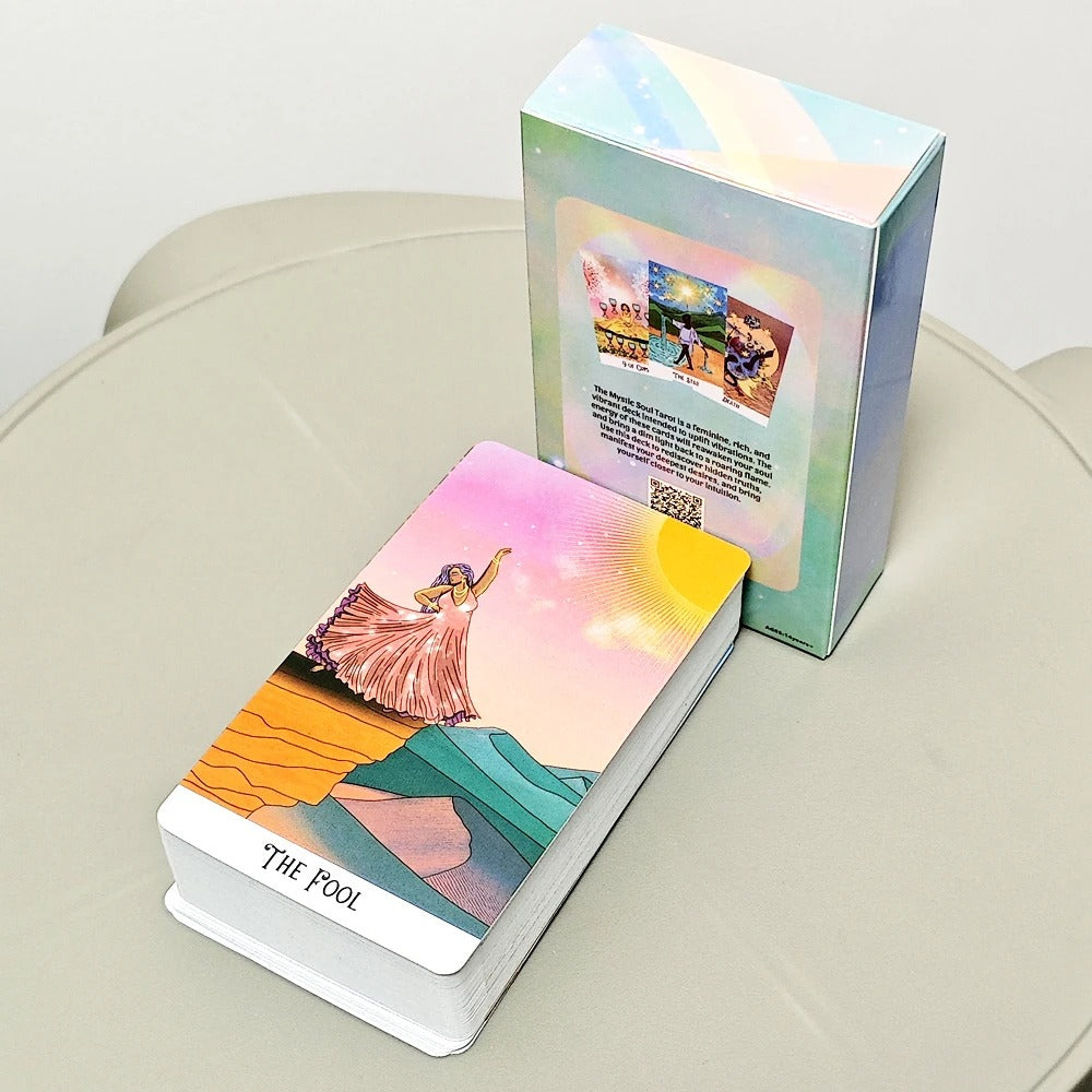 The Mystic Soul Tarot Deck — 78 Cards | Vibrant Uplifting Energy