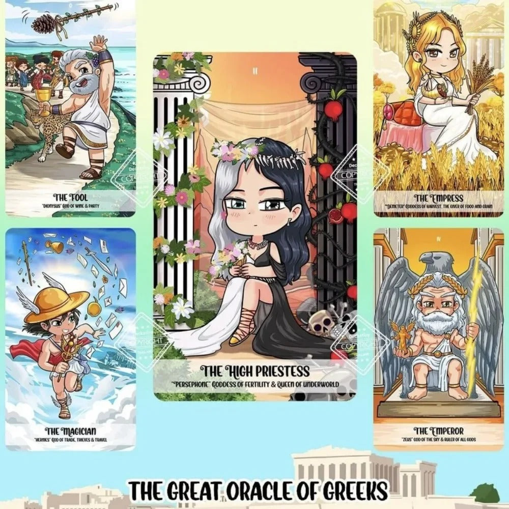 Pythia Tarot — The Great Oracle of Greeks | 78 Card Indie Deck