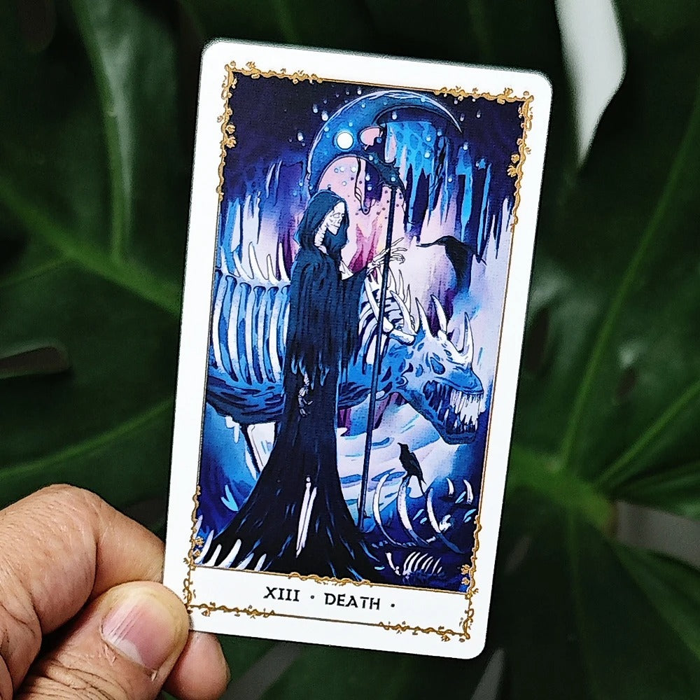Silent Desolate Tarot Deck — 78 Cards (Rider System)