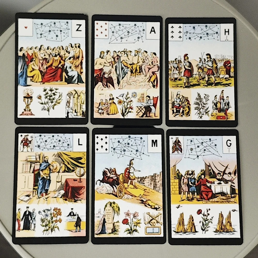 Grand Jeu De Mlle Lenormand — 54 Cards | 350GSM Double Embossed