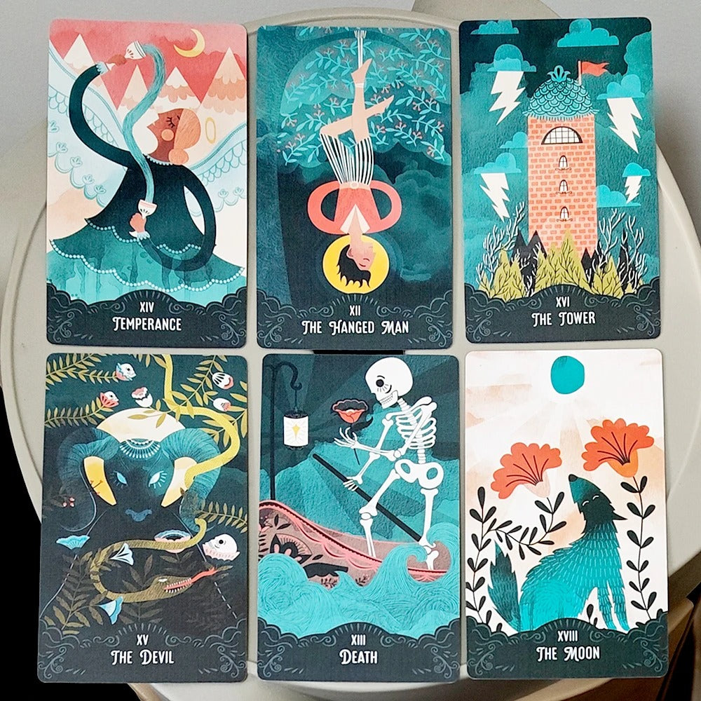 Star Maiden Tarot — 78 Cards | Celestial Divine Tarot in Rigid Box