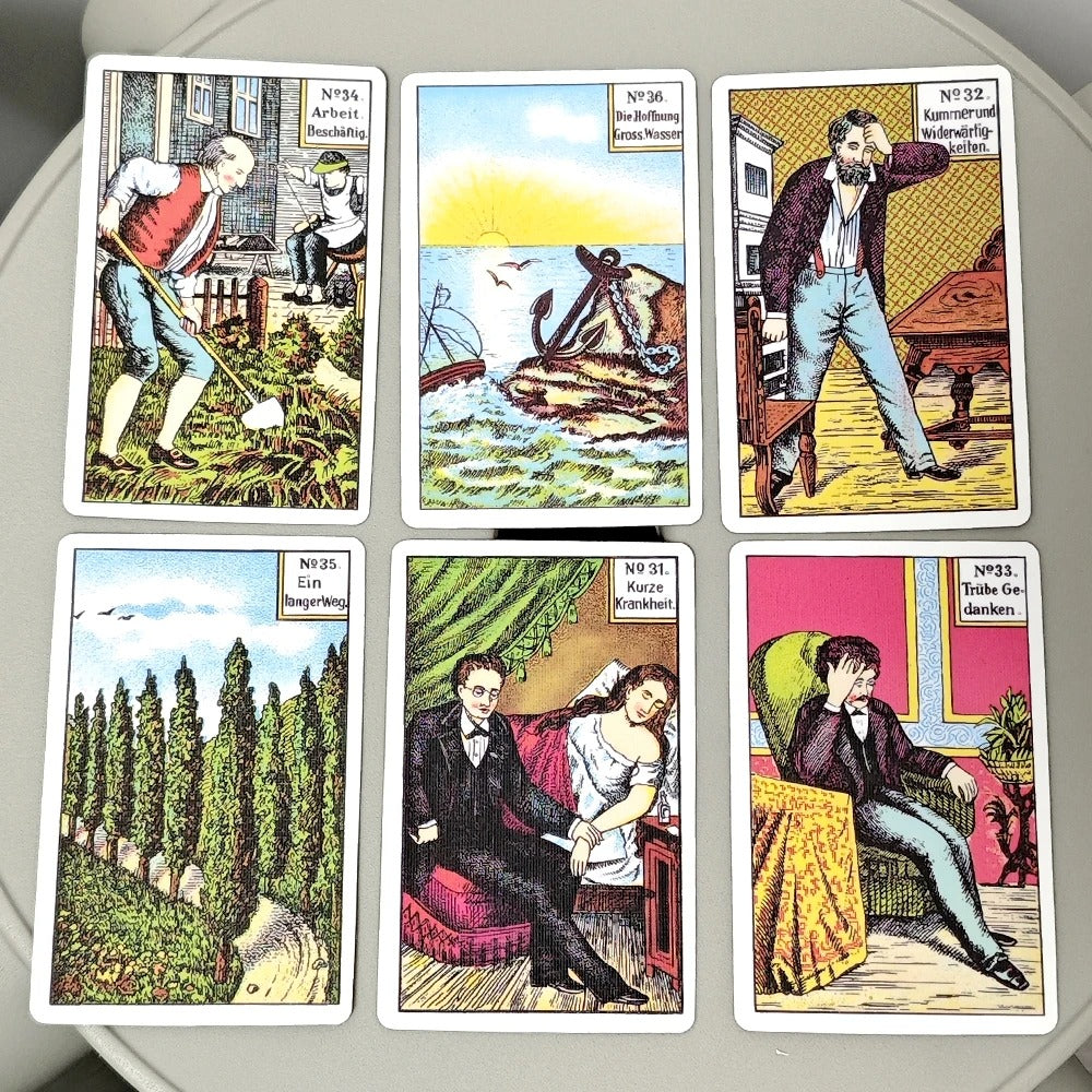 Original Kipper Cards — 1890s Edition 36+6 Cards Double-Embossed