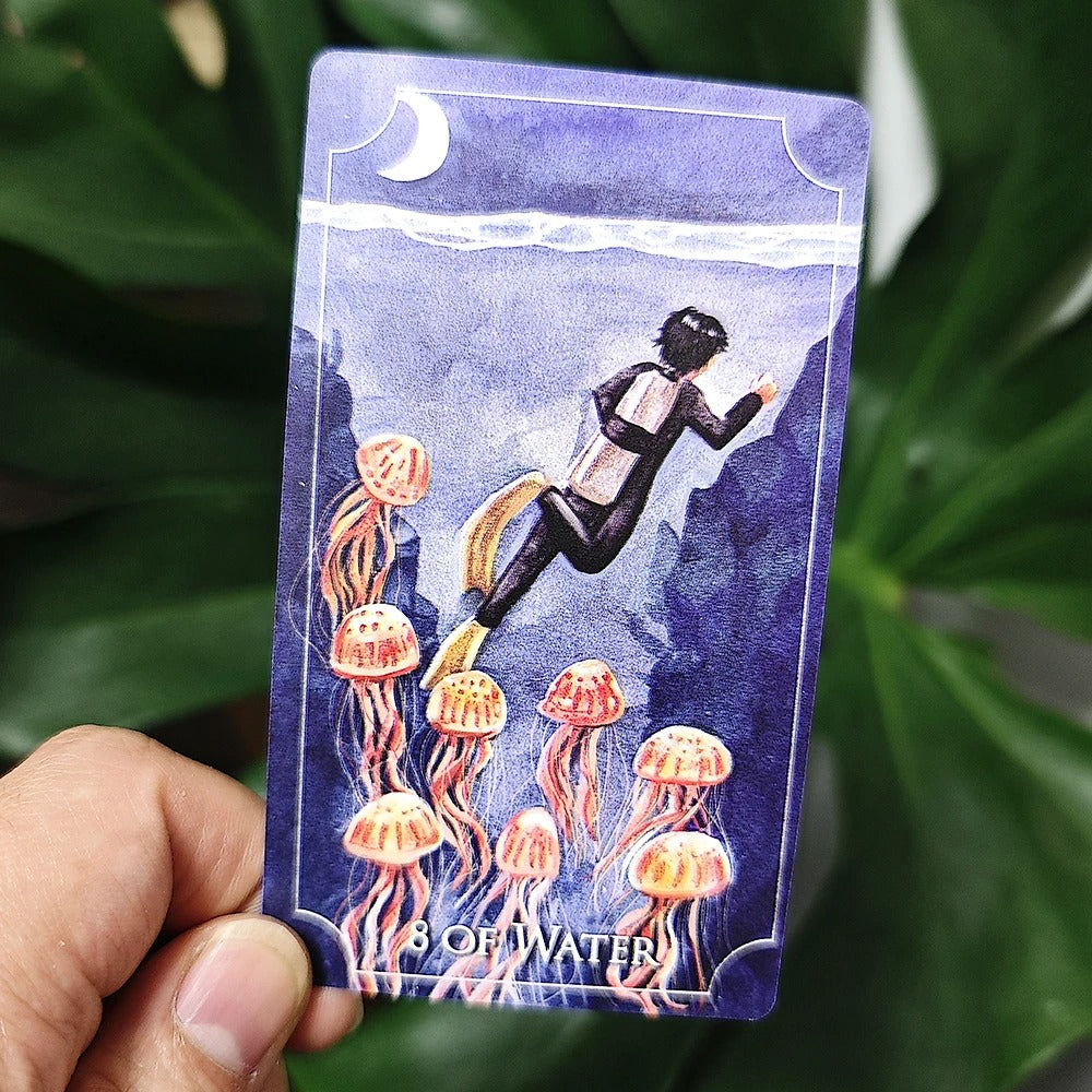 The Healing Waves Tarot — 78 Cards | Artwork by Nawan Junhasiri