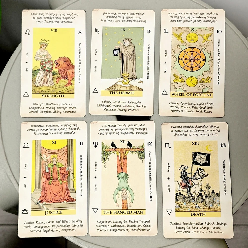 Before Tarot — 78 Cards | One Moment Before | RWS Tarot with Keywords