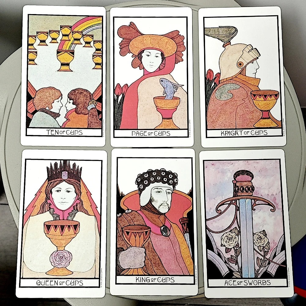Aquarian Tarot — 78 Cards | David Palladini | 350gsm Double Embossed | U.S. Games Systems