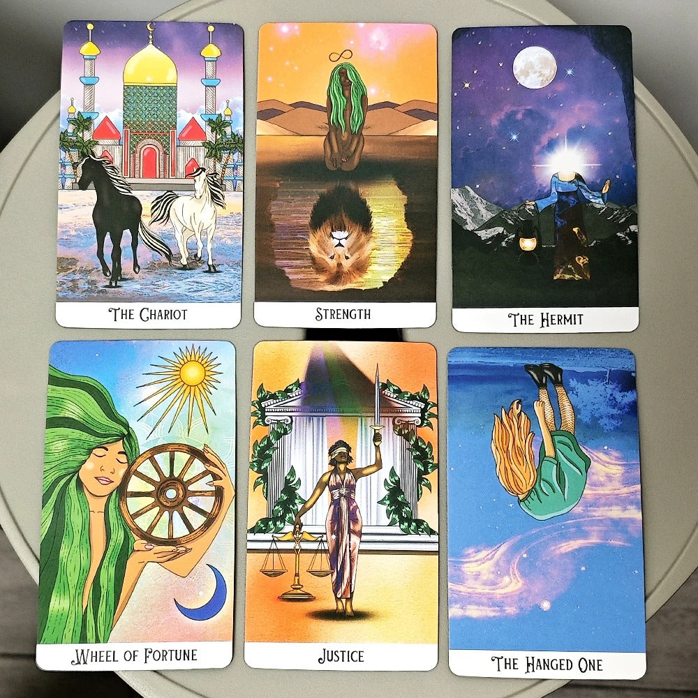 The Mystic Soul Tarot Deck — 78 Cards | Vibrant Uplifting Energy