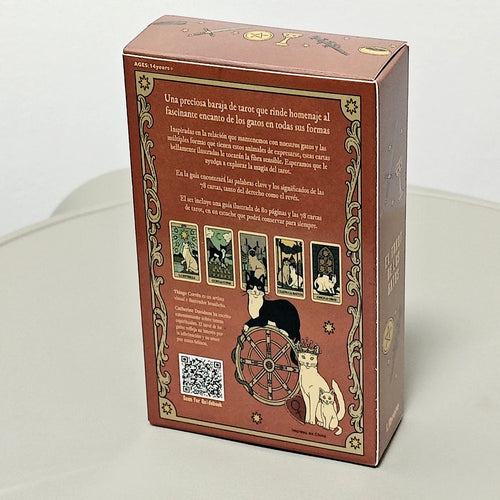 El Tarot de los Gatos — 78 Cards | Spanish Edition Cat Tarot with Guidebook