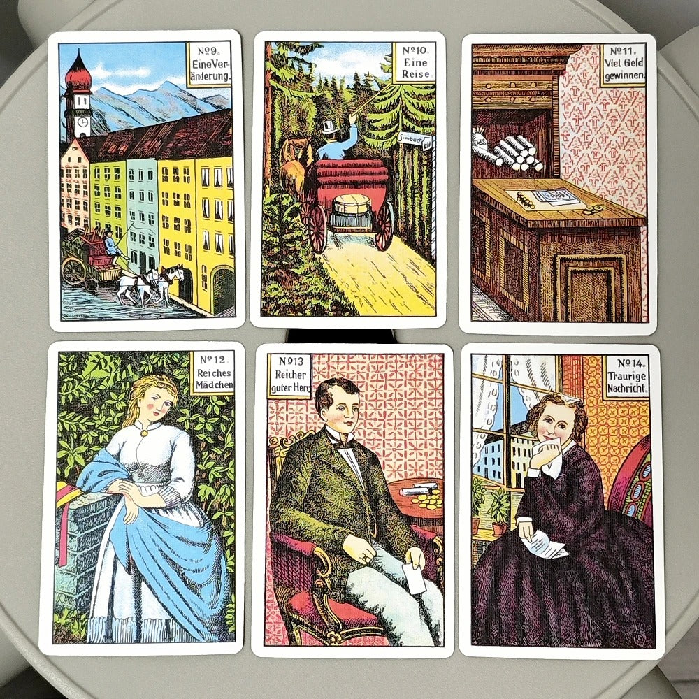Original Kipper Cards — 1890s Edition 36+6 Cards Double-Embossed