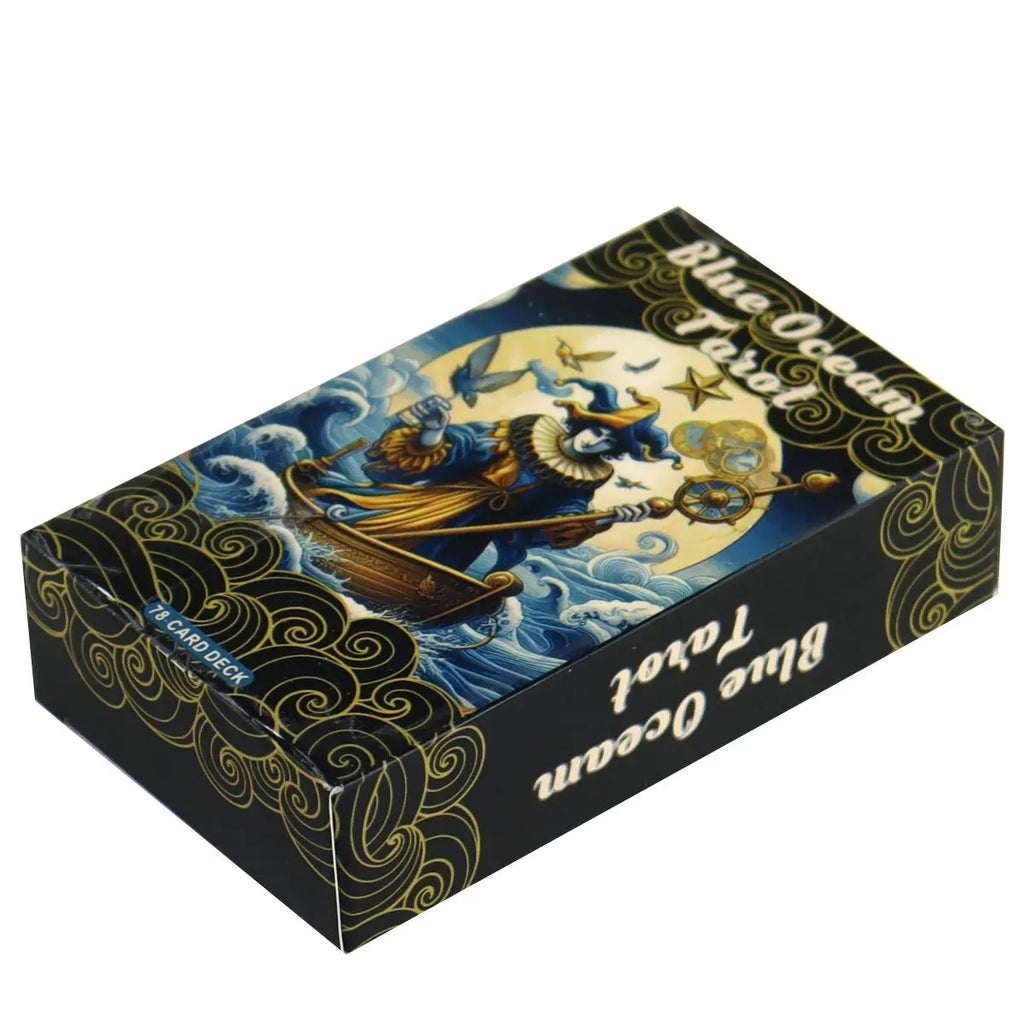 Blue Ocean Tarot — 78 Card Deck | Dark Oceanic Tarot