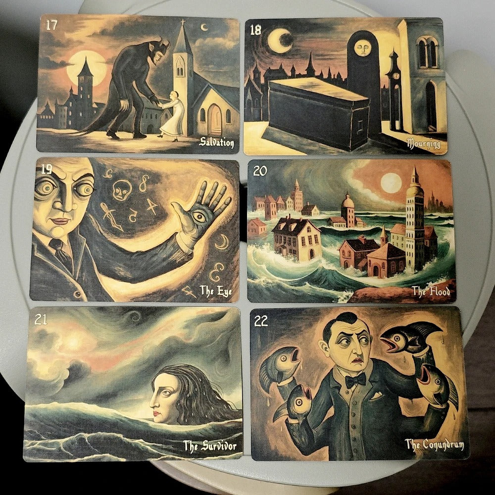 Felix Nacht’s Gallery of Hallucinations Oracle — 52 Enigmatic Cards