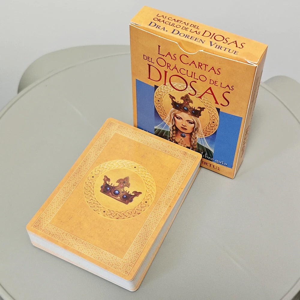Goddess Guidance Oracle Deck — 44 Cards Spanish Edition by Doreen Virtue