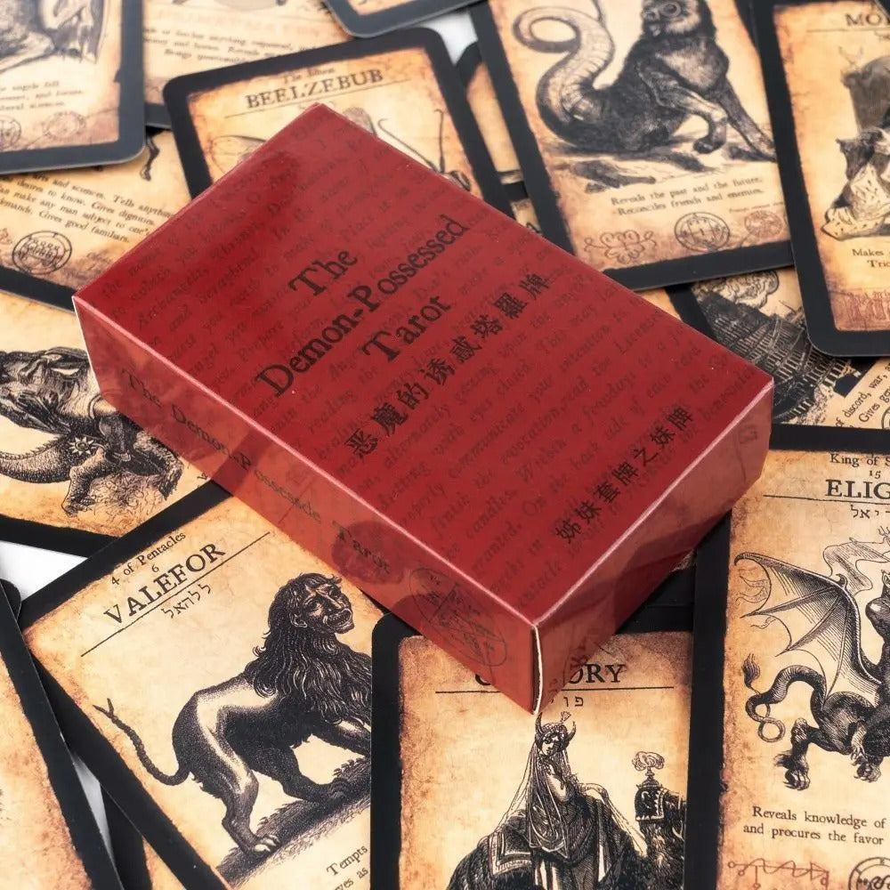 The Demon-Possessed Tarot — 78 Cards | Goetia Occult Demonology Deck