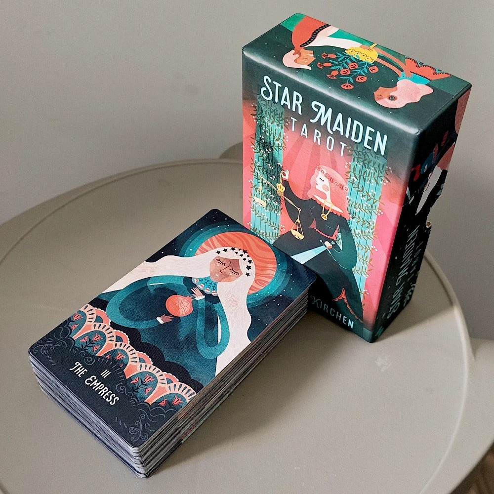 Star Maiden Tarot — 78 Cards | Celestial Divine Tarot in Rigid Box