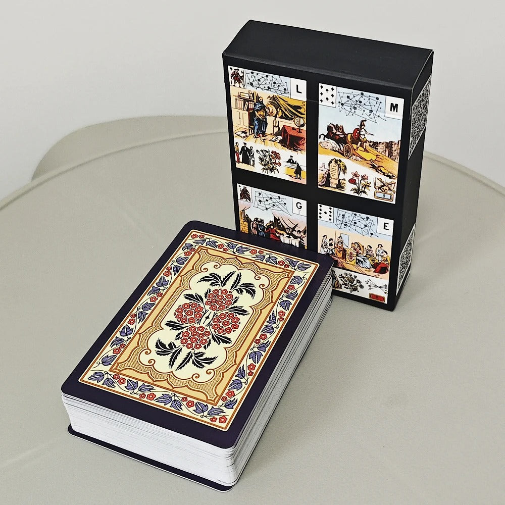 Grand Jeu De Mlle Lenormand — 54 Cards | 350GSM Double Embossed